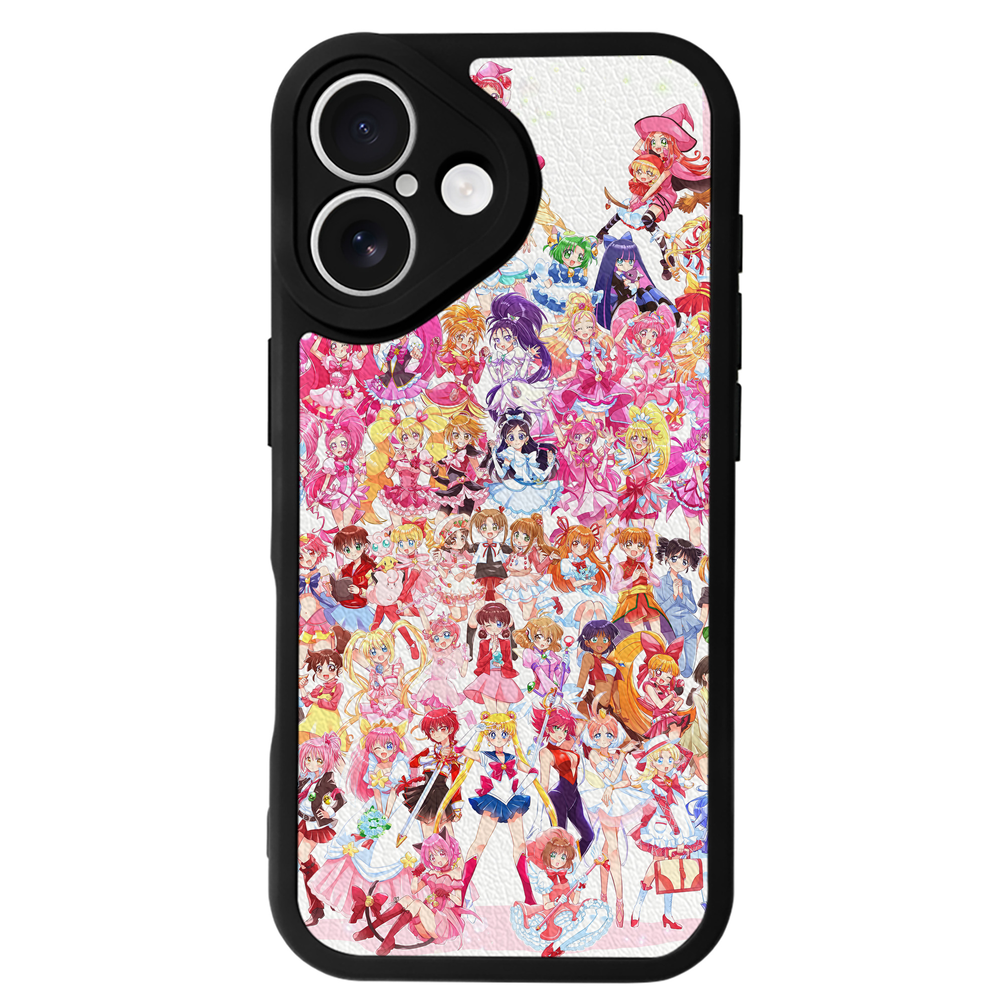 （画像用） 美少女戦士セーラームーン Sailor Moon 【iPhone 16シリーズ対応】シリコンスマホケース（レザー調） 材質：シリコン
